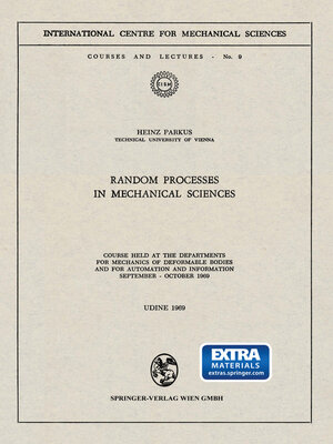 cover image of Random Processes in Mechanical Sciences